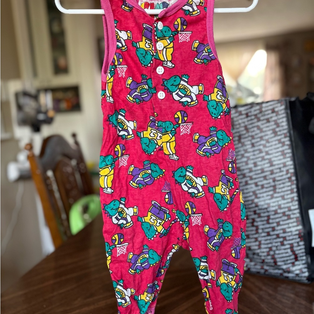 Vintage children’s basketball romper